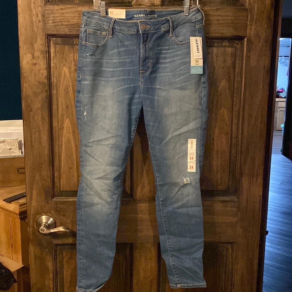 Old Navy Rockstar Super Skinny Mid Rise jeans